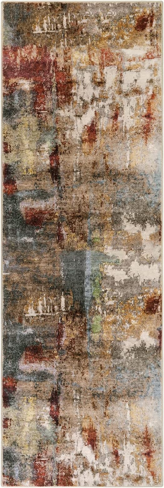 Lahome Modern Abstract Kitchen Runner Rugs Non Skid Washable, 2x6 Rug Runners - Image 8