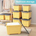 Nazhura Plastic Storage Bin, Stackable and Nestable Storage Boxes - Image 5