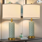 Set of 2 Table Lamp for Living Room Bedroom Farmhouse by Illuminatingyoumeandhim