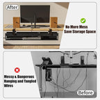 No Drill Under Desk Cable Management Tray, Nonkky Cable Management Under Desk - Image 3
