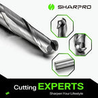 Carbide Ball Nose End Mills 2 Flute 1/4 Inch SHK. and Cutting Dia. 3D Carving - Image 4