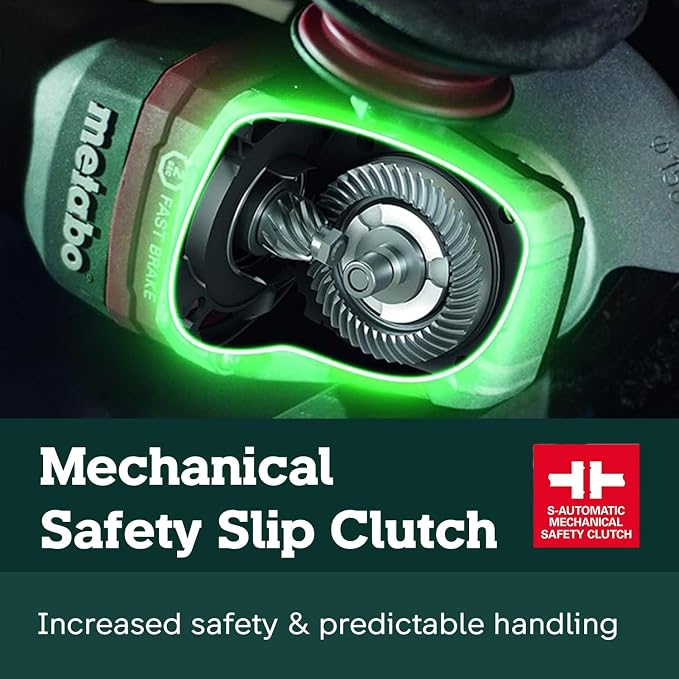 Metabo 4-1/2-5-Inch Angle Grinder, 11 Amp, 000 RPM, Non-Locking Paddle Switch - Image 5