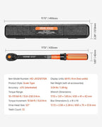VEVOR 1/2-inch Drive Torque Wrench, 10-170 ft.lb/13.6-230.5 Nm, Dual-Direction - Image 7