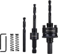 Quick Change Hole Saw Mandrel, 7/16-Inch and 3/8 Inch Hole Saw Arbor by GEINXURN