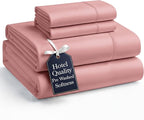 Casa Platino Bedding Sheets & Pillowcases, Pre-Washed Ultra Soft & Breathable by CasaPlatino