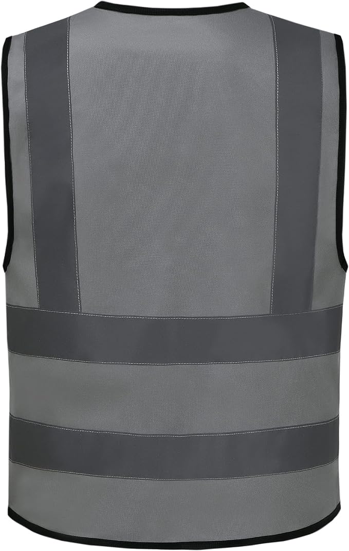 AYKRM 12 colour High visibility viz vest hi vis viz reflective work - Image 3