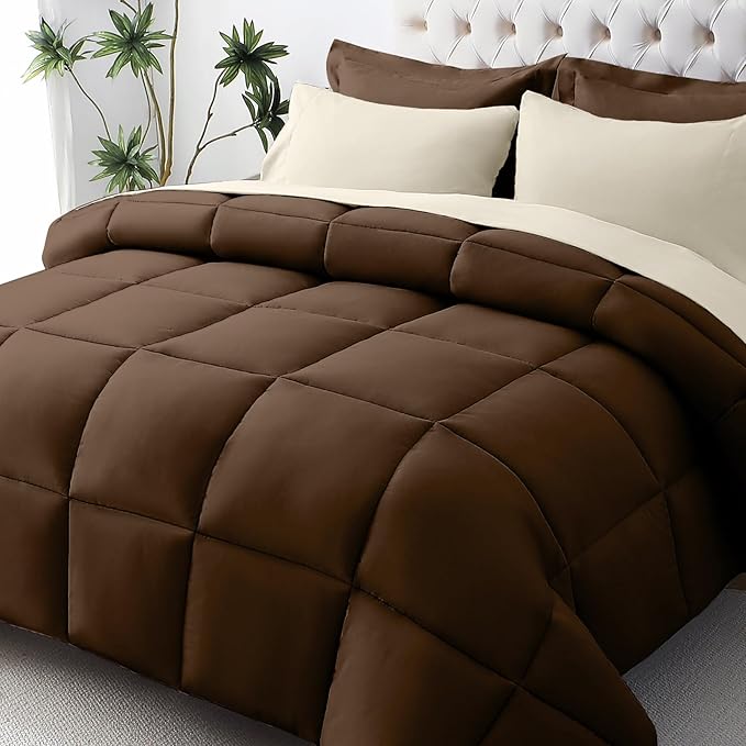 JOLLYVOGUE Twin XL Comforter Set, Ultra-Soft Bed in a Bag Twin XL Size 5 Pieces by JOLLYVOGUE