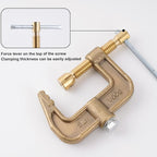 Welding Ground Clamp 500Amp G-style Solid Brass Clamping Range up to 44mm Earth - Image 3