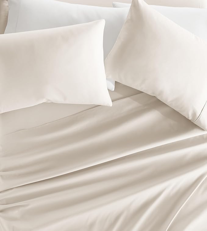 Linen Market Double-Brushed Microfiber Queen Sheet Set 4 Piece – Oeko-TEX by LinenMarket