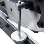 KAKA INDUSTRIAL Manual Metal Shear HS-12, 12 inch Throatless Cutting Machine - Image 6