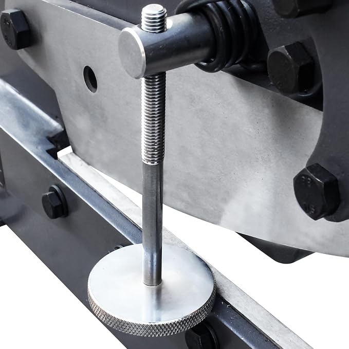 KAKA INDUSTRIAL Manual Metal Shear HS-12, 12 inch Throatless Cutting Machine - Image 6