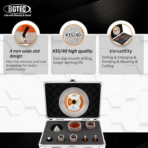BGTEC Diamond Hole Saw Kit - Image 5