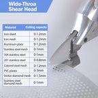 Professional Sheet Metal Cutter Drill Attachment, Heavy Duty Metal Shear - Image 6