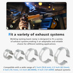 5PCS Stainless Steel Welding Tacking Band Clamp, Clamp-On Exhaust Pipe Tacking - Image 3