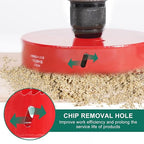 HYCHIKA 6-1/4 Inch/159mm Hole Saw, Bi-Metal Cutter Hole Max Cutting Depth 32mm - Image 4