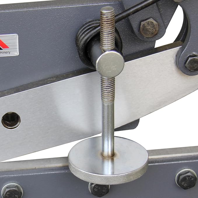 KAKA INDUSTRIAL Manual Metal Shear HS-12, 12 inch Throatless Cutting Machine - Image 7