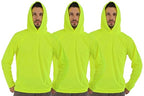 Breathable Work Long Sleeve Sun Shirt Hoodie, Sun Protection Shirts Quick Dry by SESAFETY