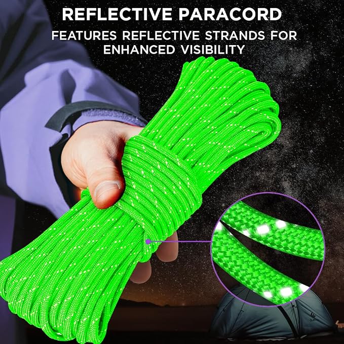 TECEUM 5/32" Paracord Rope 1000 – 1000ft / 200ft / 100ft / 50ft – Tactical - Image 2