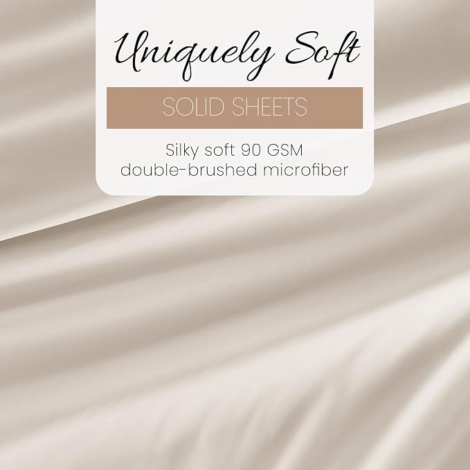 Linen Market Double-Brushed Microfiber Queen Sheet Set 4 Piece – Oeko-TEX - Image 6