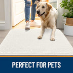 OLANLY Dog Door Mat for Muddy Paws 59x35, Absorbs Moisture and Dirt, Absorbent - Image 6