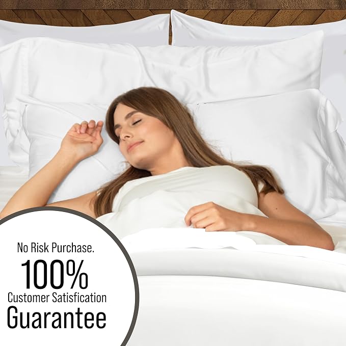 Bella Coterie Luxury Bamboo Viscose California King Size Duvet Cover Set | 100% - Image 5