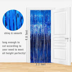 GOER 3.2 ft x 9.8 ft Metallic Tinsel Foil Fringe Curtains Party Photo Backdrop - Image 6