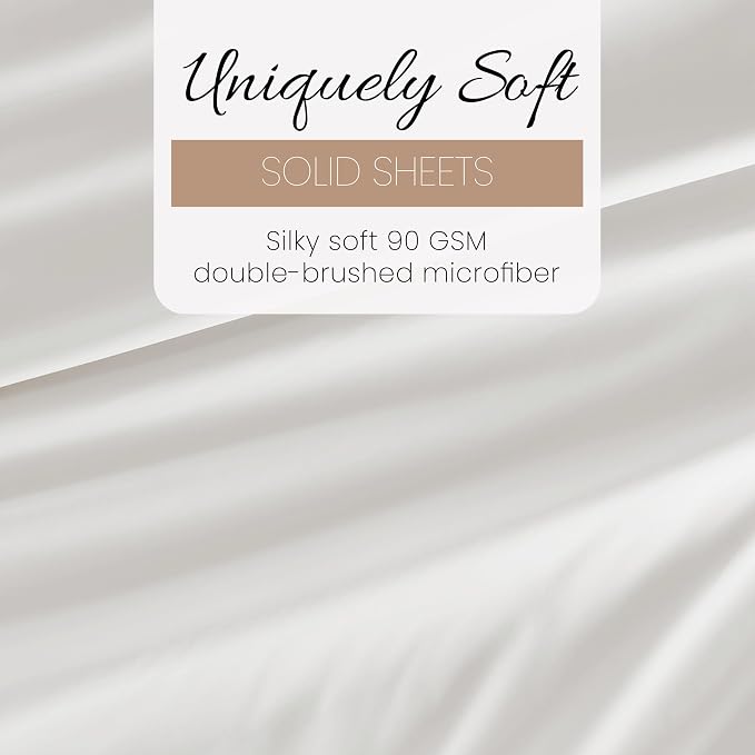 Linen Market Brushed Microfiber Full Sheet Set 4 Piece – Oeko-TEX Certified - Image 7