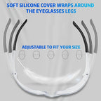 Safety Glasses Ansi Z87.1 Clear Safety Glasses Bulk Impact Resistant Lens - Image 5