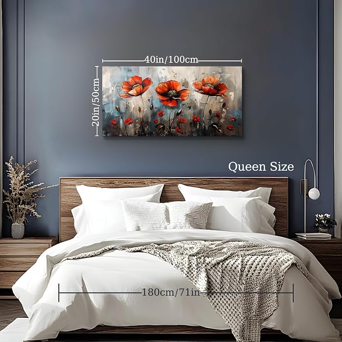 SERIMINO Large Wall Art for Living Room, Nature Floral Botanical Canvas Prints - Image 3