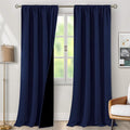 BGment Navy Blue Blackout Curtains by BGment