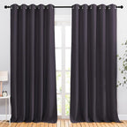 NICETOWN Blackout Room Divider Curtains 118 inches Long, Grommet Thermal Window by NICETOWN