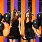 GOER 3.2 ft x 8.2 ft Metallic Tinsel Foil Fringe Party Backdrop - Image 4
