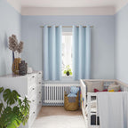 BGment Baby Blue 100% Blackout Curtains - Image 2
