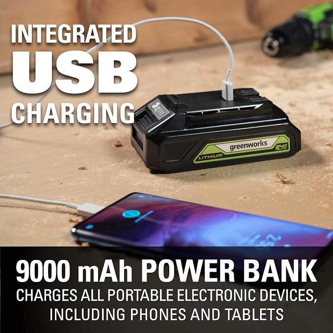 Greenworks 24V Brushless 7-1/4-inch Circular Saw, Battery and Charger Sold - Image 12