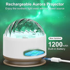 Northern Light Projector, Battery Operated Aurora Night Light, 16 Colors Galaxy - Image 2