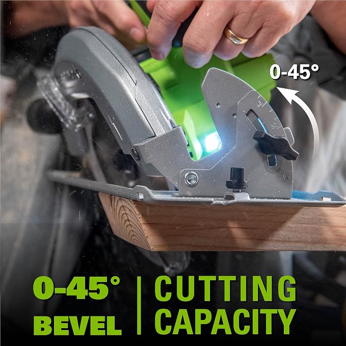 Greenworks 24V Brushless 7-1/4-inch Circular Saw, Battery and Charger Sold - Image 9