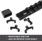 ALOANES 3 PC ABS Socket Organizer, 1/2 Inch Drive Rail Holders, Heavy Duty Racks - Image 3