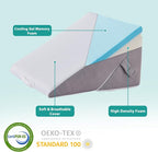 Bedluxe Wedge Pillow for Sleeping, Adjustable 9&12 Inch Foldable Bed Wedge - Image 8