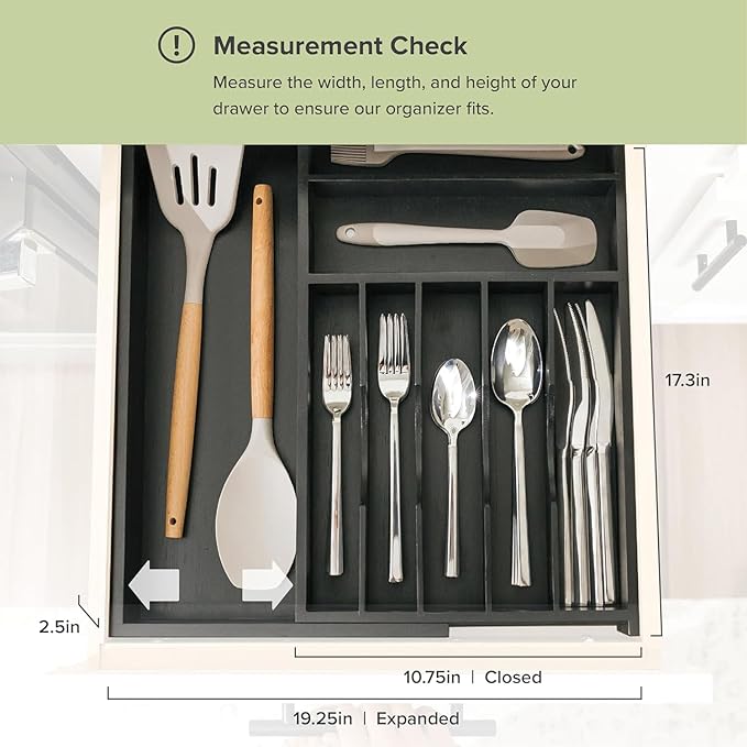 Premium Silverware, Flatware and Utensil Organizer - Image 4
