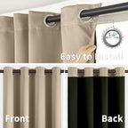 BGment Thermal Insulated 100% Blackout Curtains - Image 6