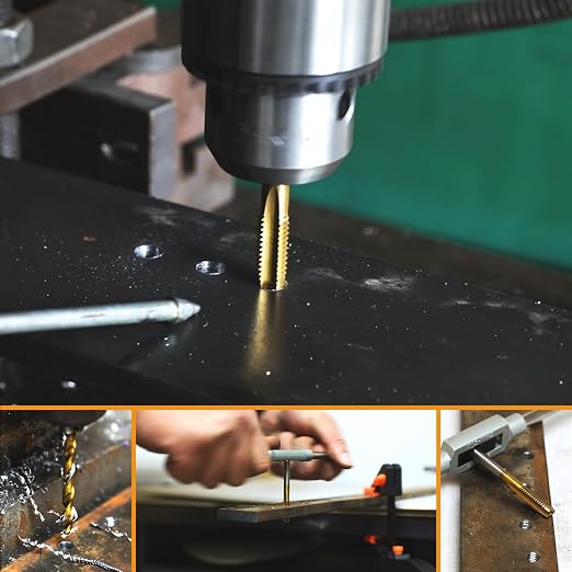 9/16"-18 UNF Tap and 33/64" Drill Bit Kit, M2 HSS Drill and Tap Set, - Image 5