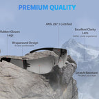 Safety Glasses Ansi Z87.1 Clear Safety Glasses Bulk Impact Resistant Lens - Image 3