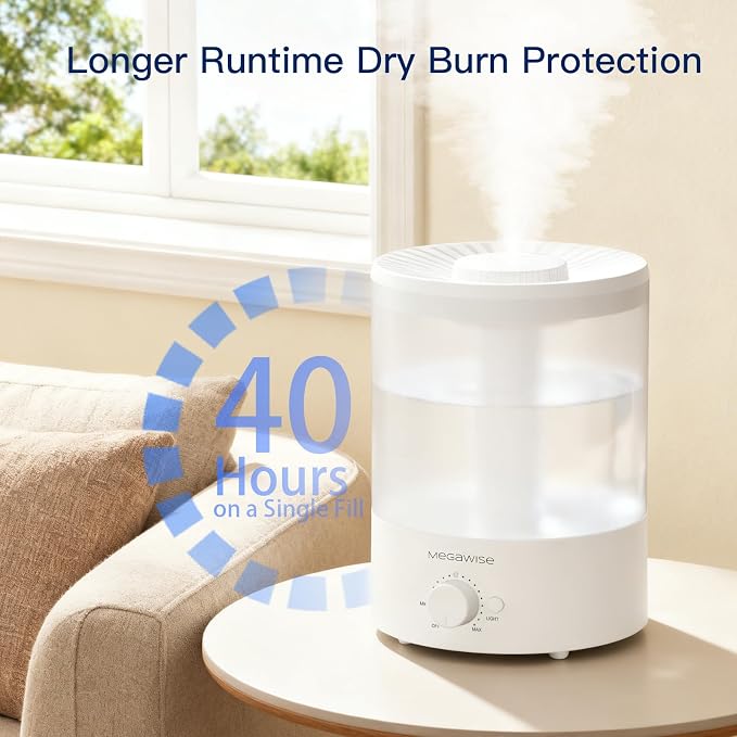 MegaWise Topfill 7-colour Night light humidifier - Image 7