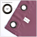MIUCO Room Darkening Grommet Blackout Curtains - Image 7