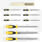 Steel File, Metal File, Half-Round/Round Files and 6 pcs Needle Files - Image 3
