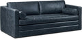 Poly & Bark Napa 82" Leather Pull‑Out Sleeper Sofa – Full‑Grain Italian Leather by POLYBARK