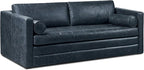 Poly & Bark Napa 82" Leather Pull‑Out Sleeper Sofa – Full‑Grain Italian Leather by POLYBARK