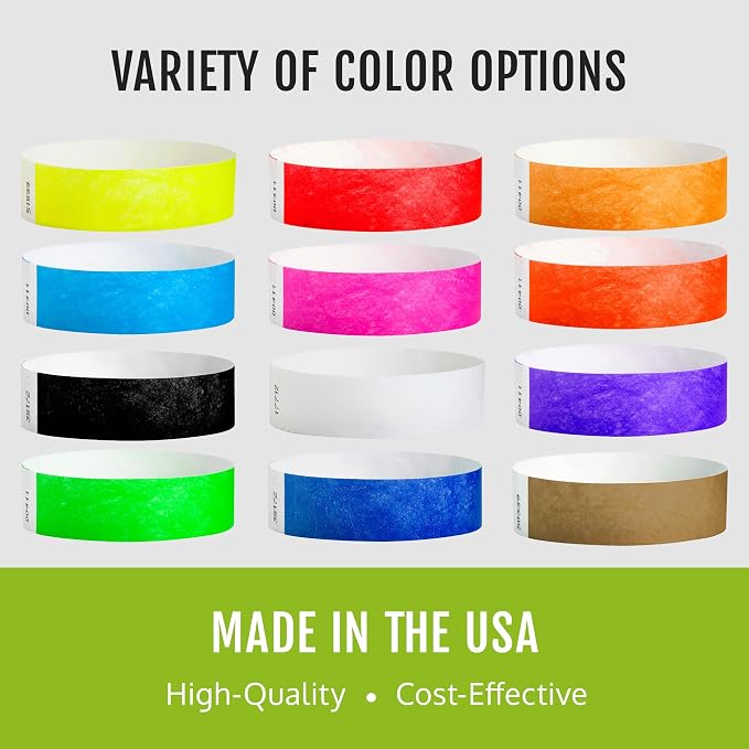 1, 000 WristCo Berry Tyvek Wristbands - Image 6