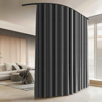 Room Divider Curtains with Ceiling Curtain Track Set Window Curtain by Makefeileshade