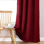 ChrisDowa 100% Blackout Curtains 108 inch Long - Image 7